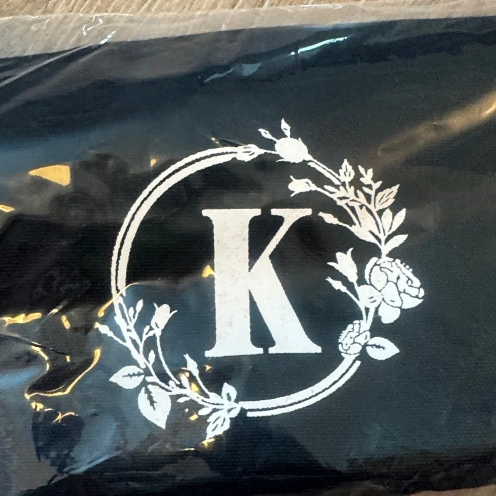 Top design- NWT- Black Monogram K Face Mask
